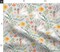 Springtime Garden Nature Easter Floral Bunny Farm Carrots Flowers Vegetables Veggie Easter Egg Eggs Pastel Spring Modern Farmhouse Rustic Custom Printed Fabric by Spoonflower Various Fabrics by the Yard or Fat Quarter